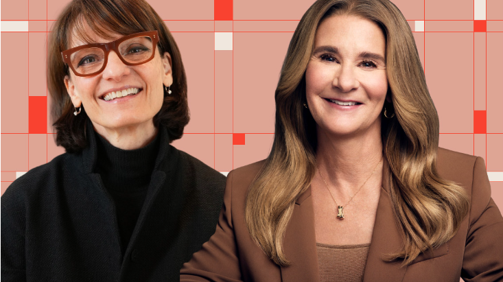 Regina Dugan and Melinda French Gates